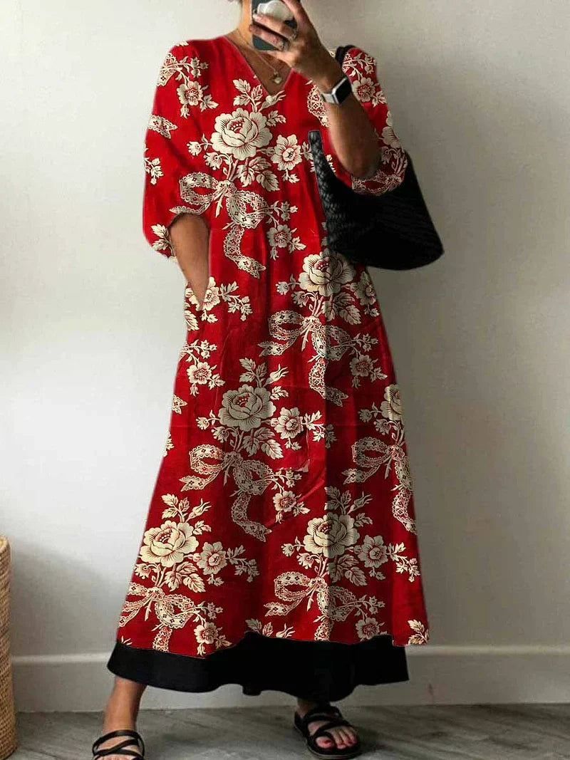 JULIA™ - VESTIDO MAXI DRAPEADO DE VERANO