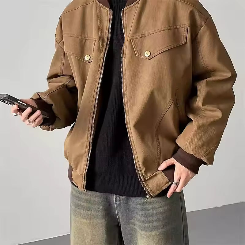 Chaqueta bomber casual para hombre