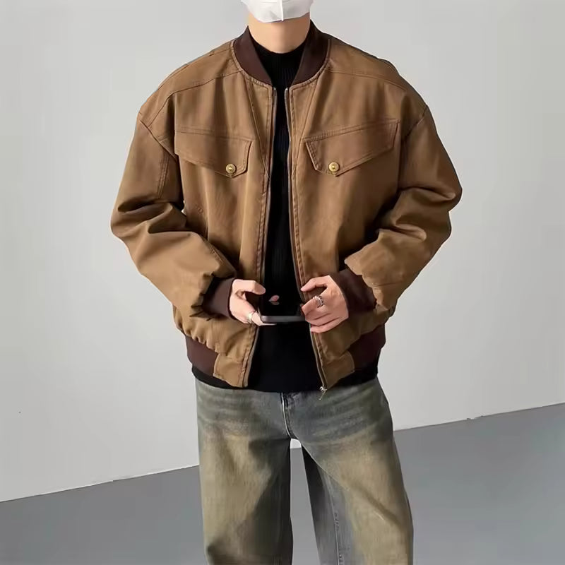 Chaqueta bomber casual para hombre