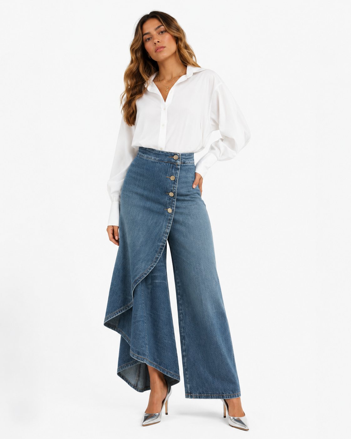 Carla™ | Pantalones vaqueros cruzados