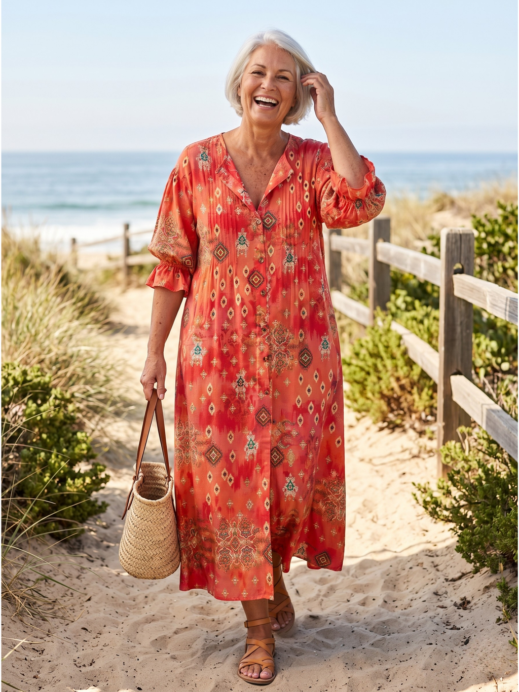 RIMMEY™  - VESTIDO MAXI BOHO BEACHCOMBER