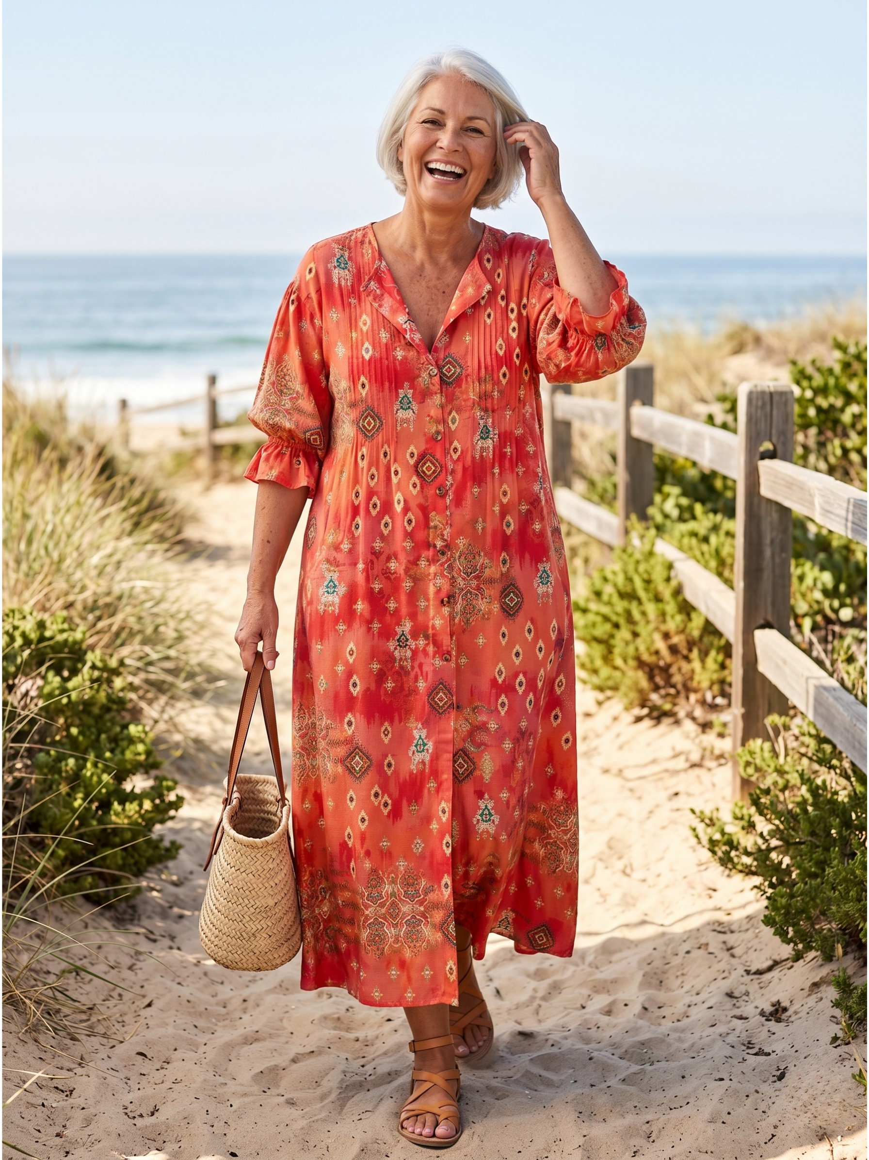 RIMMEY™  - VESTIDO MAXI BOHO BEACHCOMBER