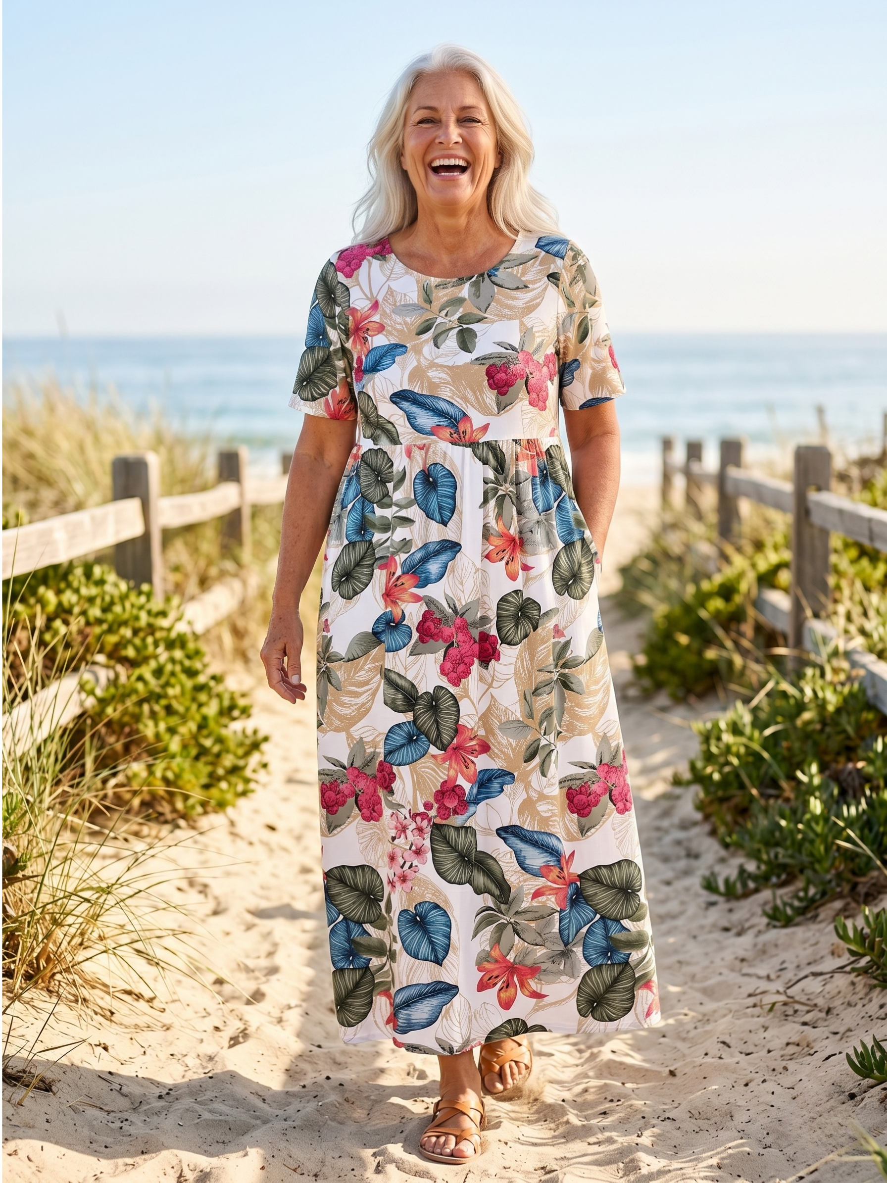 LOVI™ - ELEGANTE VESTIDO FLORAL DE VERANO