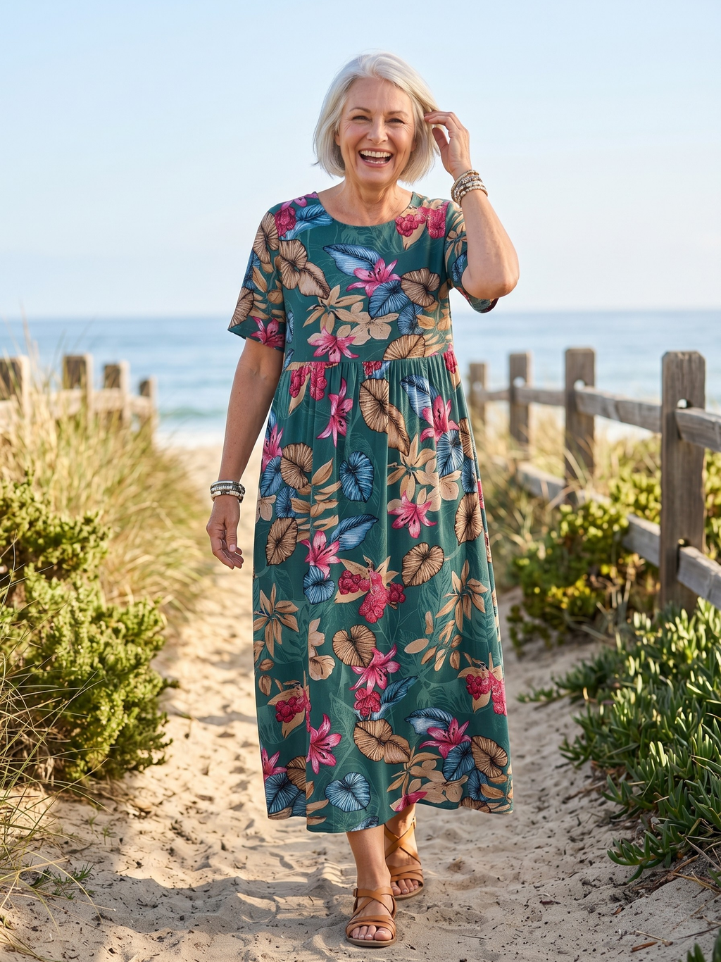 LOVI™ - ELEGANTE VESTIDO FLORAL DE VERANO
