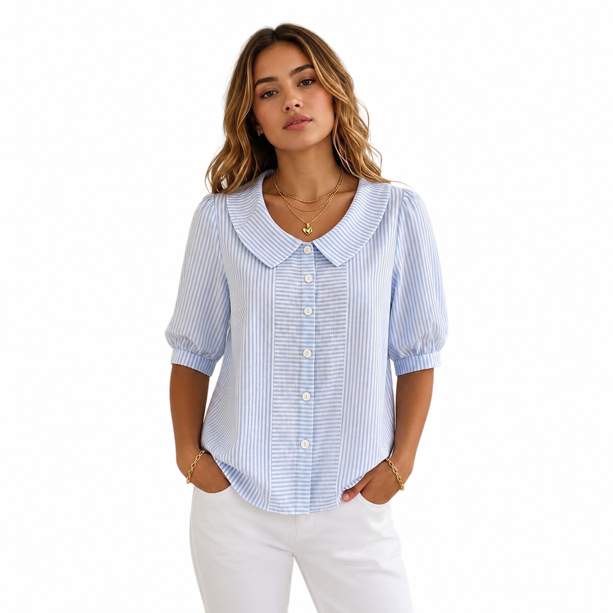 Jersey informal a rayas