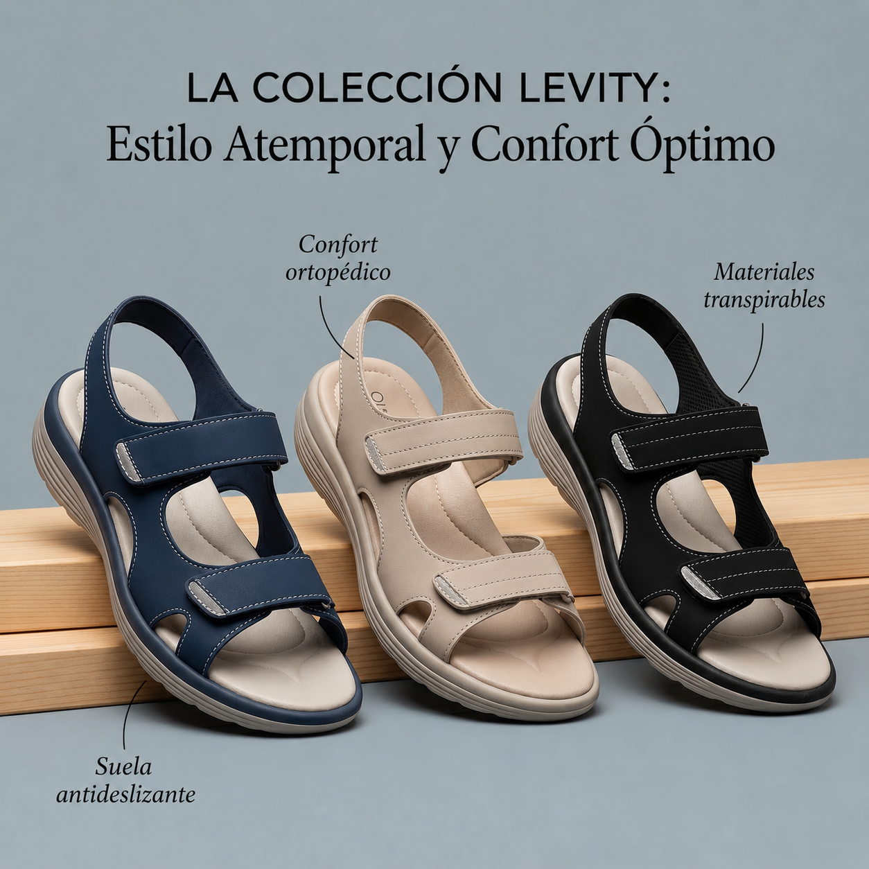 DELACROIX | Sandalias Sofía – Comodidad y ajuste perfecto