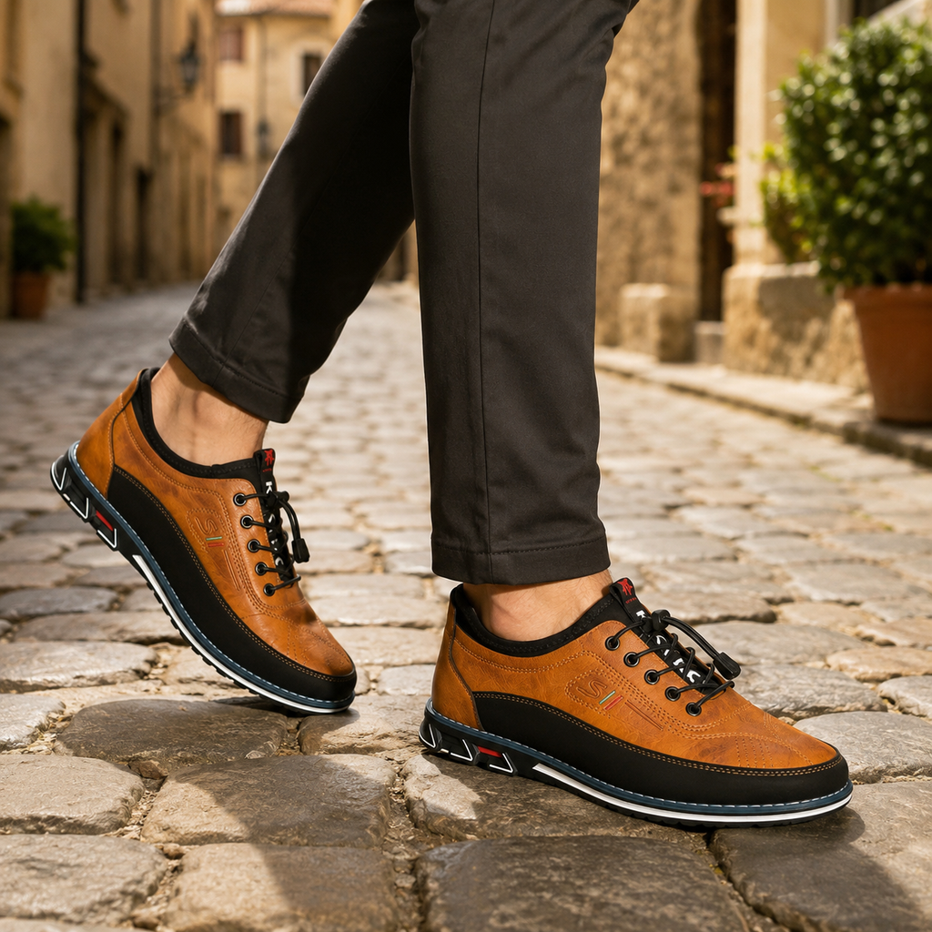 César | Zapatos Oxford artesanales de piel