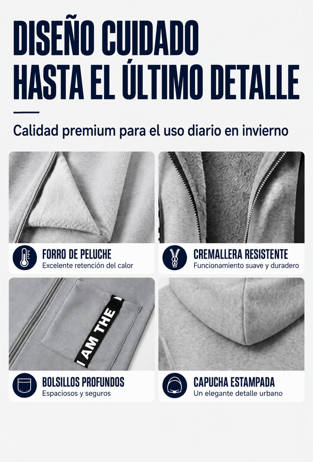 🥳💞 ¡Más de 78.000 unidades vendidas!   🧥 Abrigo sudadera oversize con capucha para mujer 🎁
