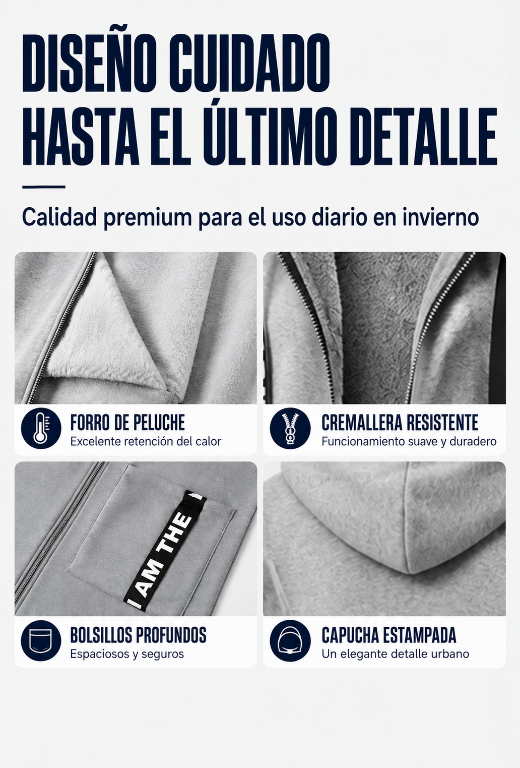 🥳💞 ¡Más de 78.000 unidades vendidas!   🧥 Abrigo sudadera oversize con capucha para mujer 🎁