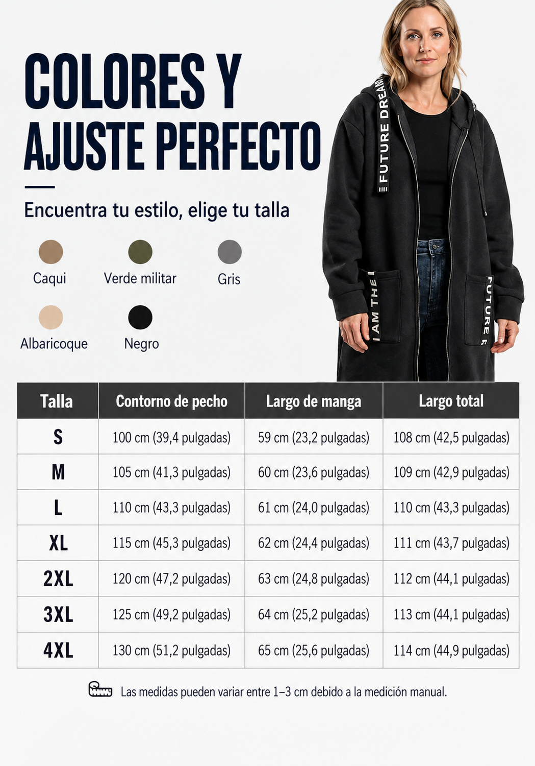 🥳💞 ¡Más de 78.000 unidades vendidas!   🧥 Abrigo sudadera oversize con capucha para mujer 🎁