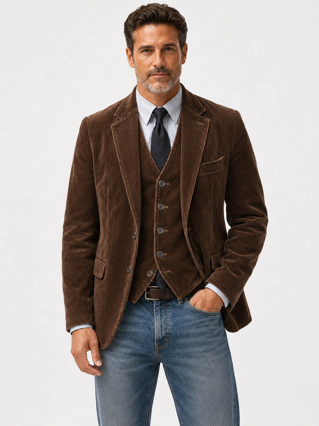 ADOLFO™ | CHAQUETA Y CHALECO VINTAGE