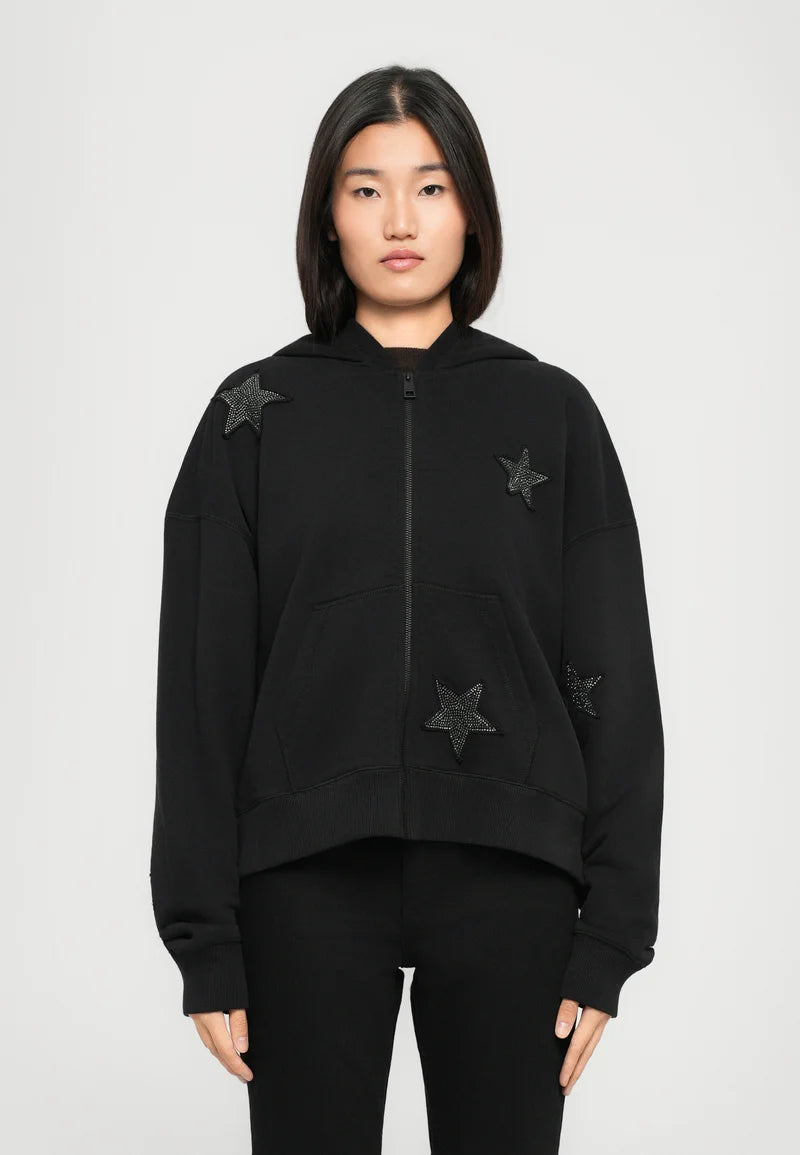 Valeria | Sudadera con capucha y detalles de estrellas
