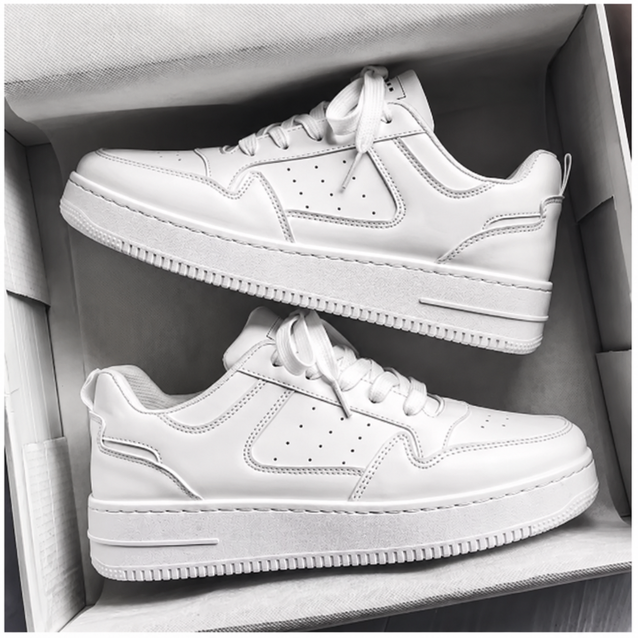 Zapatillas blancas urbanas premium