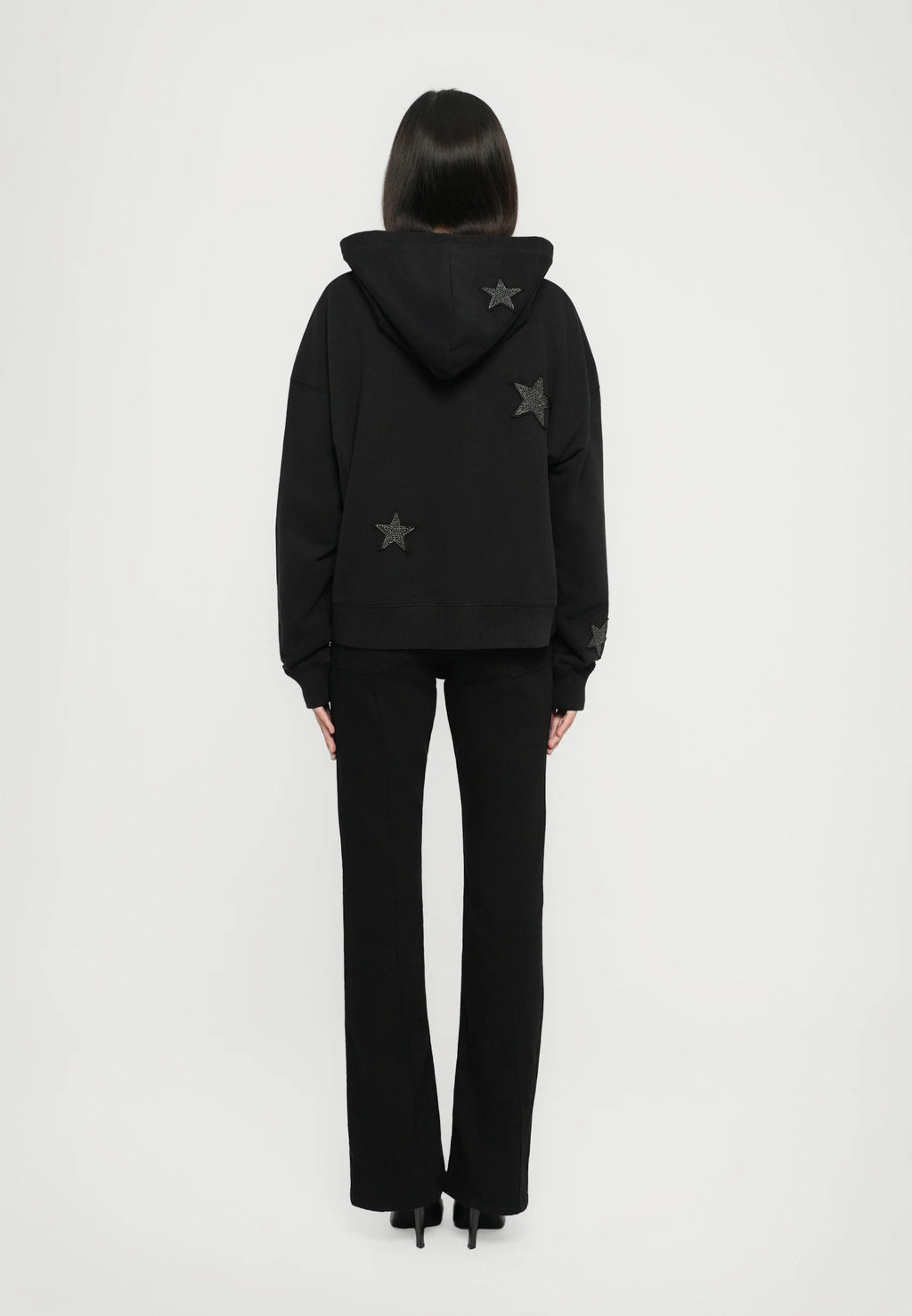 Valeria | Sudadera con capucha y detalles de estrellas