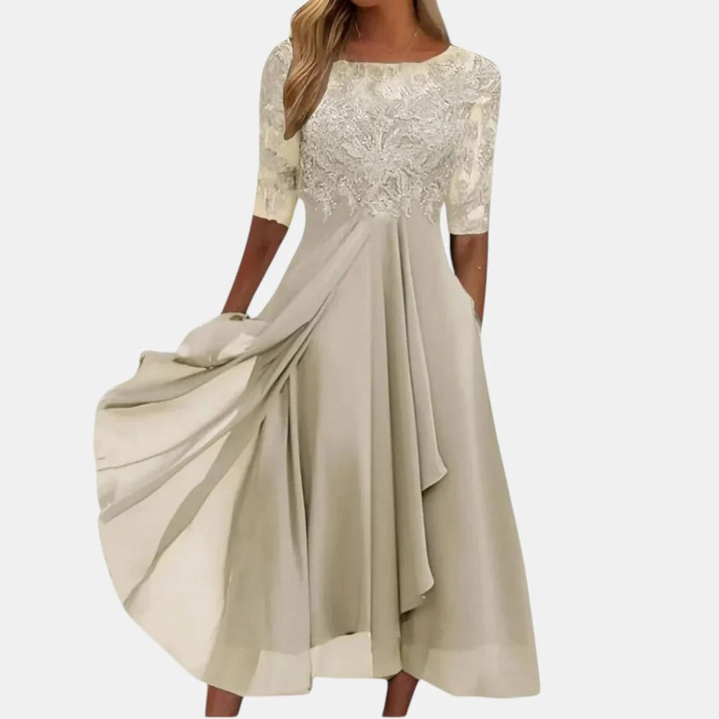 RHONDA™ - VESTIDO LARGO DE VERANO DE ENCAJE ELEGANTE