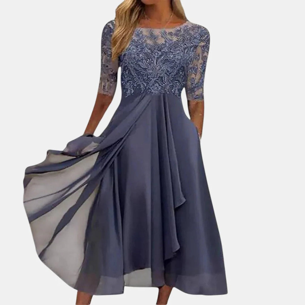 RHONDA™ - VESTIDO LARGO DE VERANO DE ENCAJE ELEGANTE