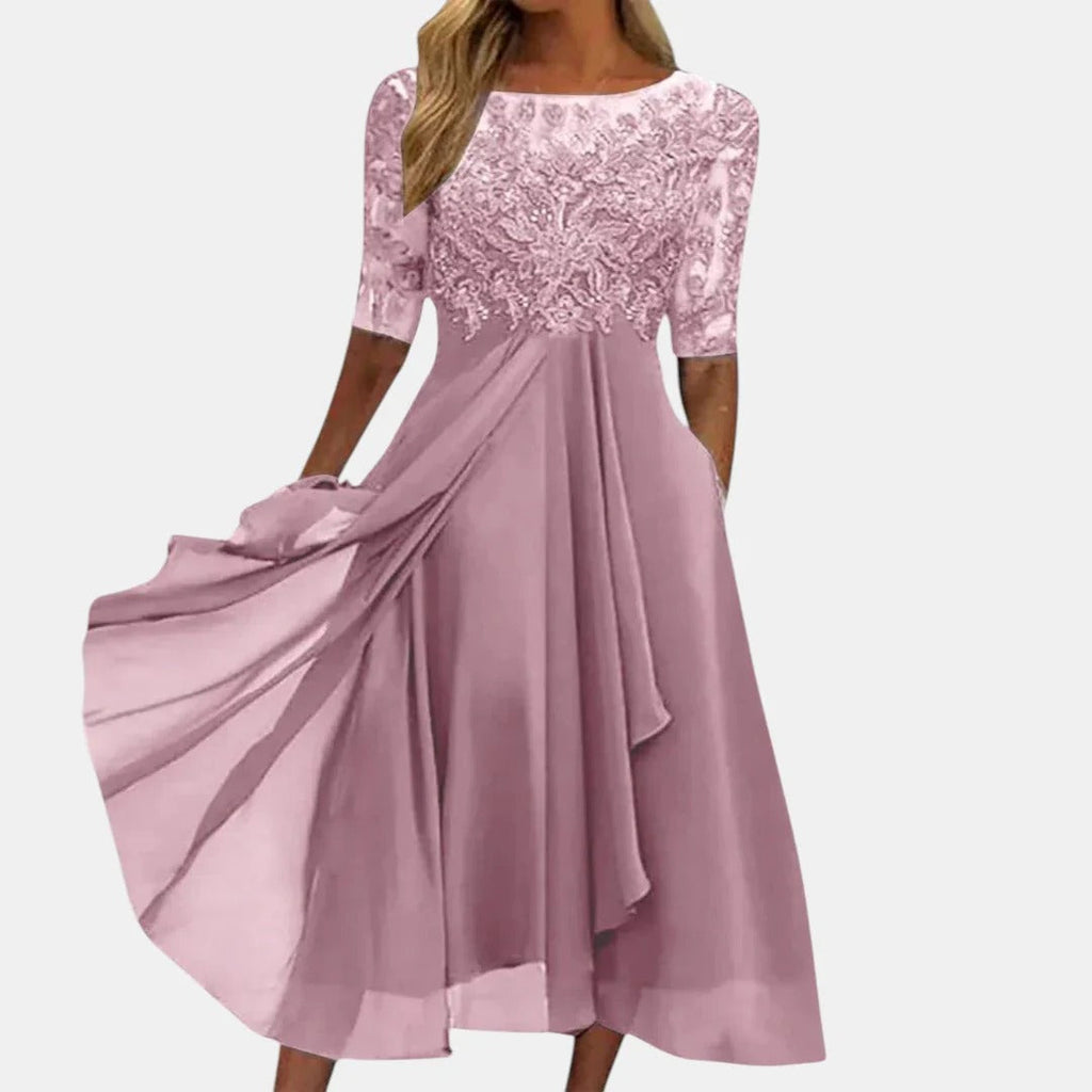 RHONDA™ - VESTIDO LARGO DE VERANO DE ENCAJE ELEGANTE