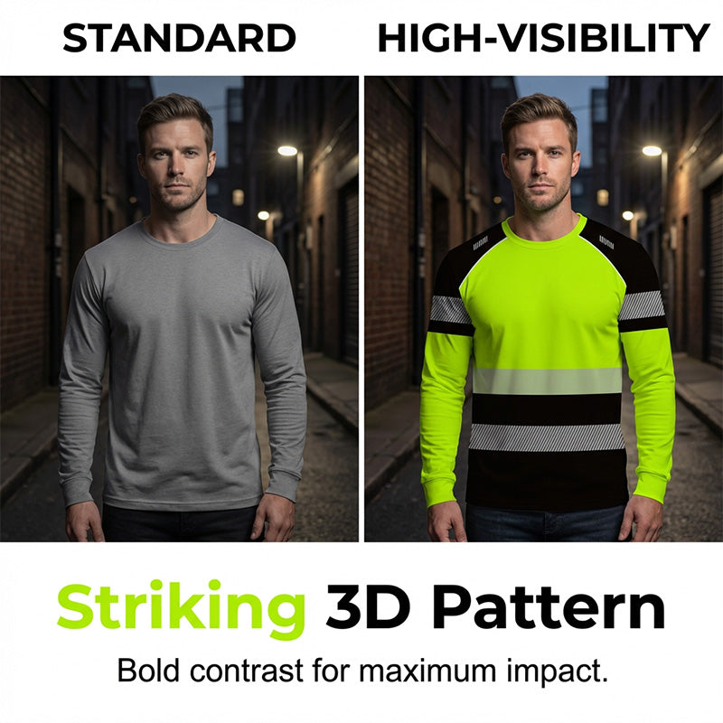 🏃‍♂️ Camiseta de manga larga deportiva para hombre: transpirable, con un estampado discreto, ideal para los días activos