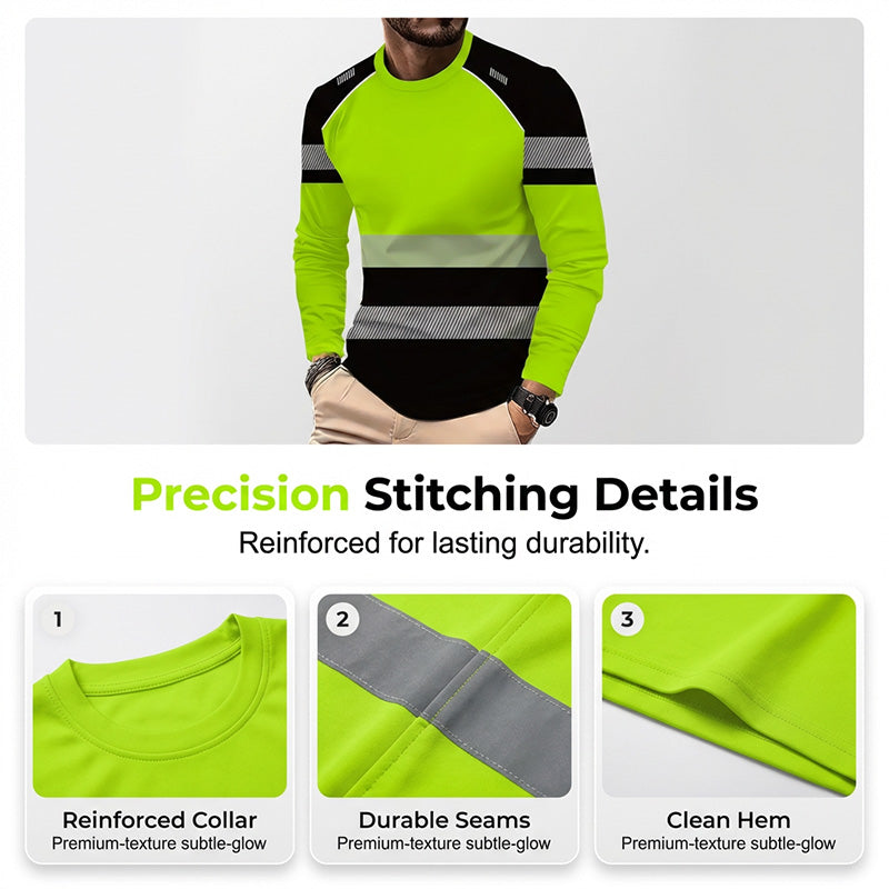 🏃‍♂️ Camiseta de manga larga deportiva para hombre: transpirable, con un estampado discreto, ideal para los días activos