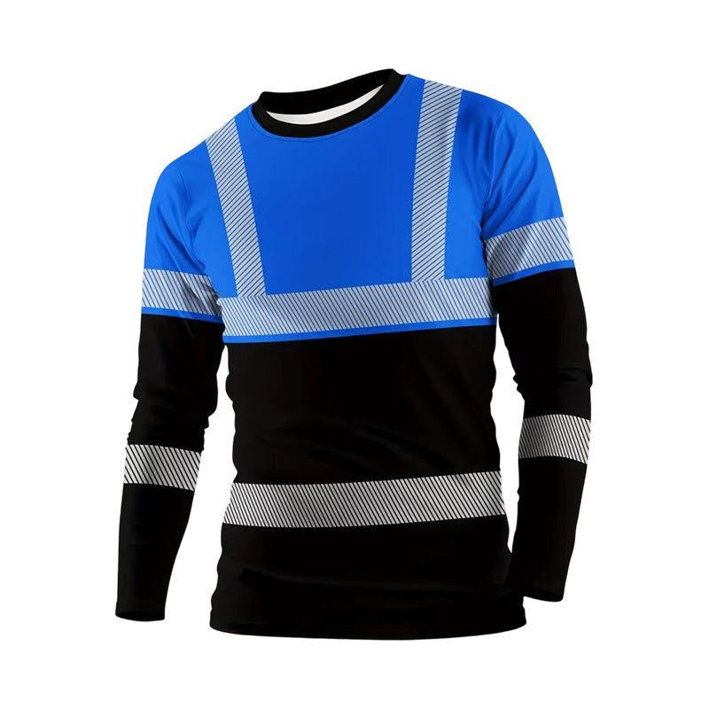 🏃‍♂️ Camiseta de manga larga deportiva para hombre: transpirable, con un estampado discreto, ideal para los días activos