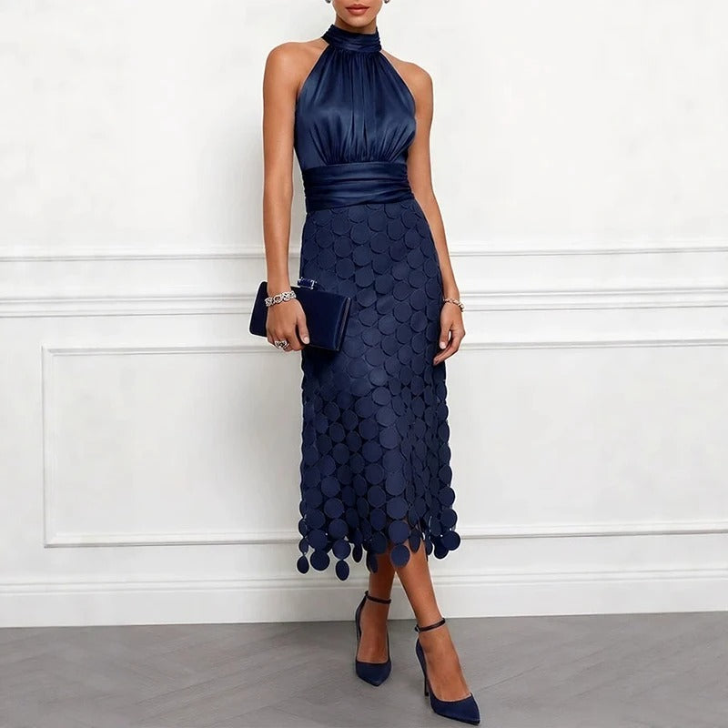 Celine | Vestido midi elegante para ceremonias